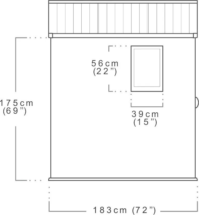Căsuță de grădină din plastic Darwin 6x6, gri