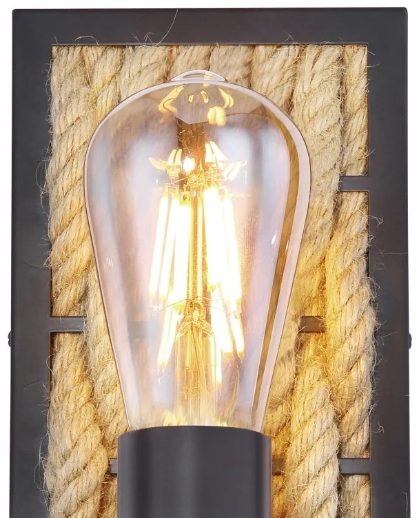 Aplica de perete stil rustic natural HALIA