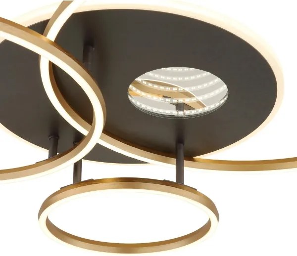 Globo 48466-54 - Plafonieră LED dimabilă INVERTINA 54W/230V 90x70 cm+telecomandă