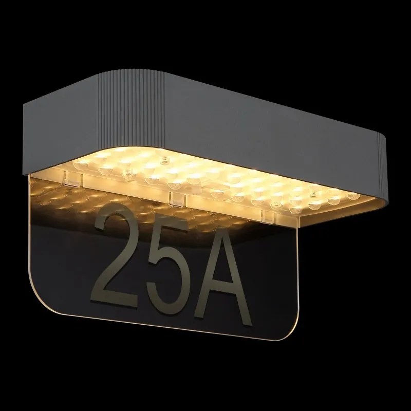Aplica solara LED iluminat numar de casa IP54 SOLAR