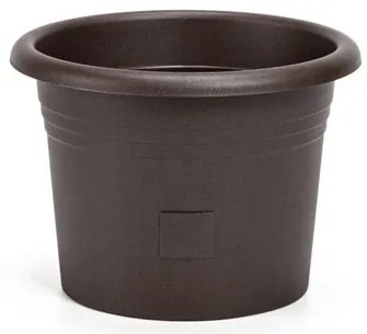 Plastia Ghiveci cu auto-irigare Narza diametru 40cm, ciocolată, diam. 40 cm