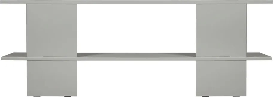 Etajeră gri deschis din metal 160x57x37 cm Hes – noo.ma