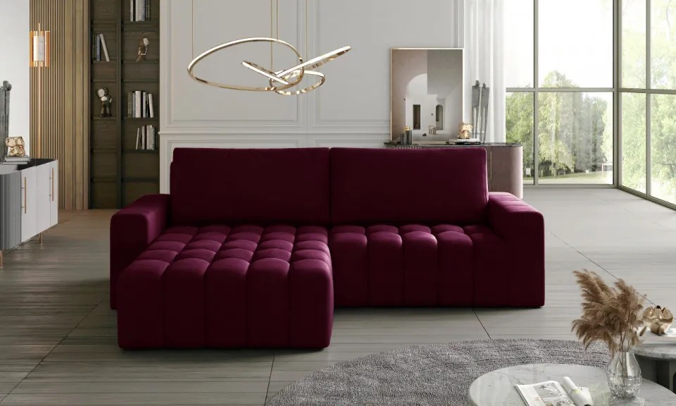 Coltar extensibil cu spatiu pentru depozitare, 250 x 175 x 92 cm, Bonett L1, Eltap