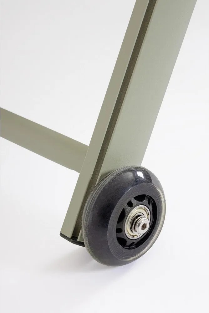 Șezlong de grădină taupe din metal Taylor – Bizzotto