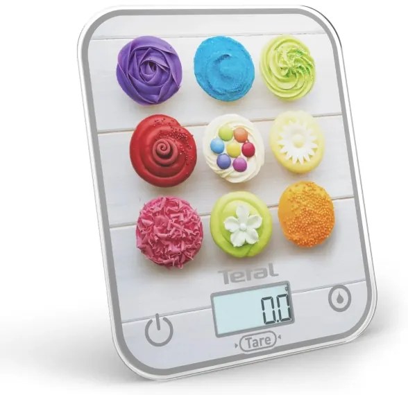 Cântar de bucătărie Tefal OPTISS 2xAAA colorat
