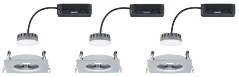 SET 3x corp de iluminat dimabil încastrat Paulmann 93895 LED/6W IP44 NOVA 230V