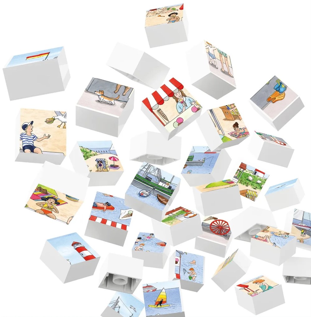Puzzle La plaja Hubelino (35 piese)
