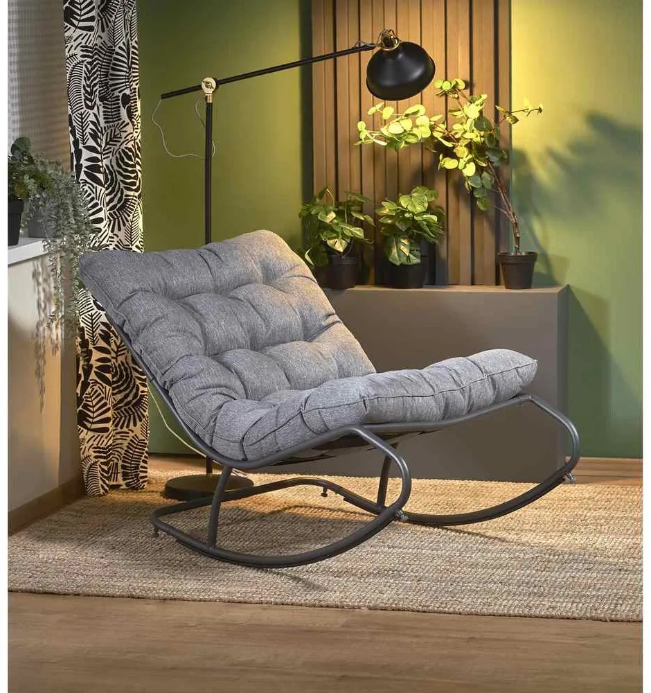 Scaun balansoar Gatto, gri