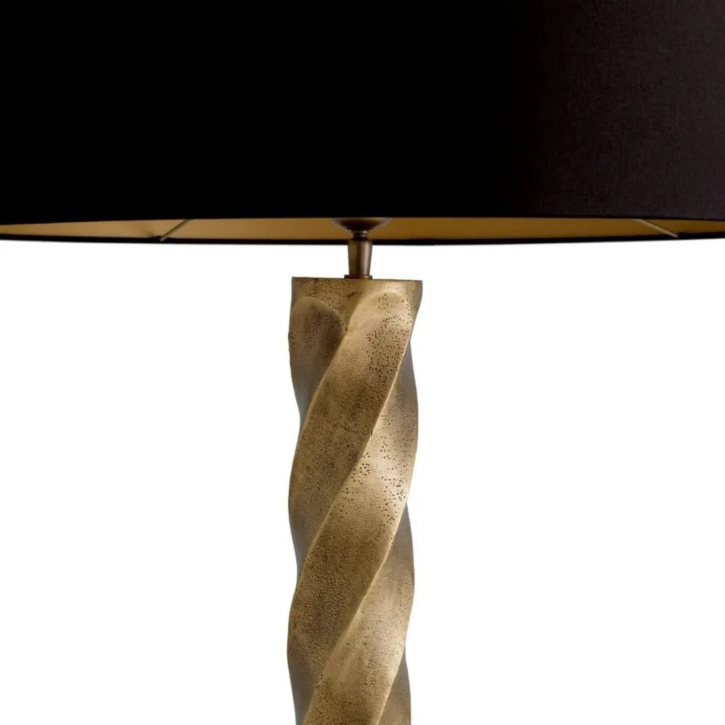 Lampadar LUX, Metal Alama Vintage, Tesatura Neagra, Costanza, 119987 HZ