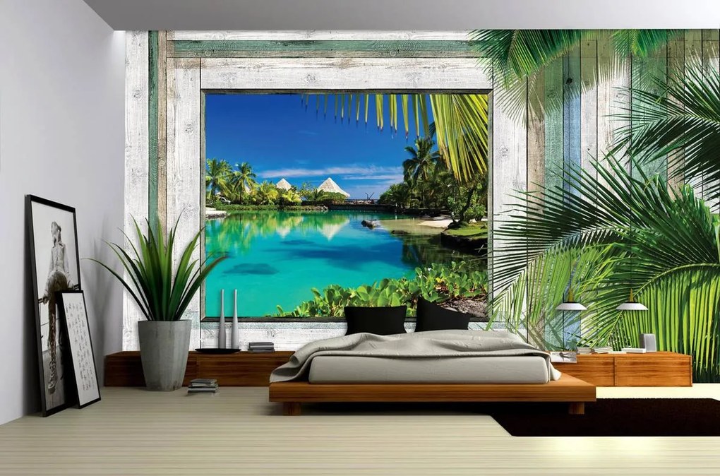 Fototapet - Plajă, mare, nisip (152,5x104 cm)