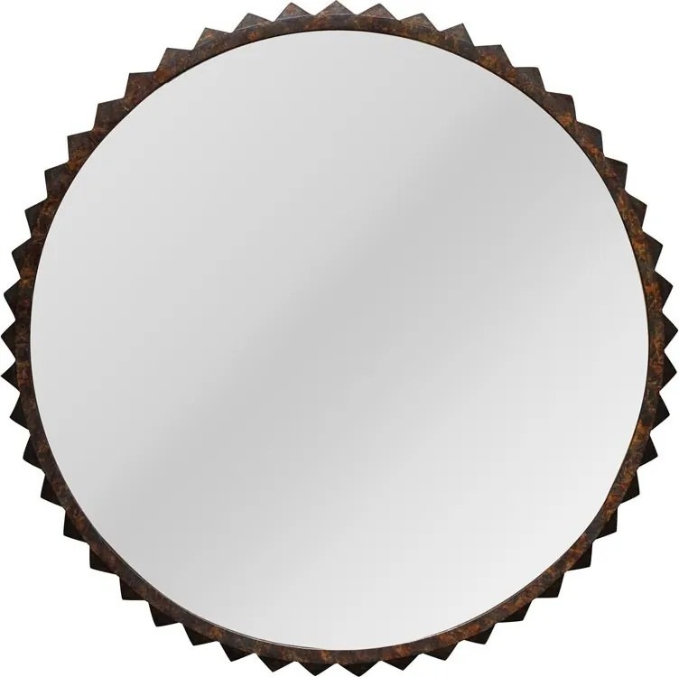 Oglinda de perete, din metal, Facetis