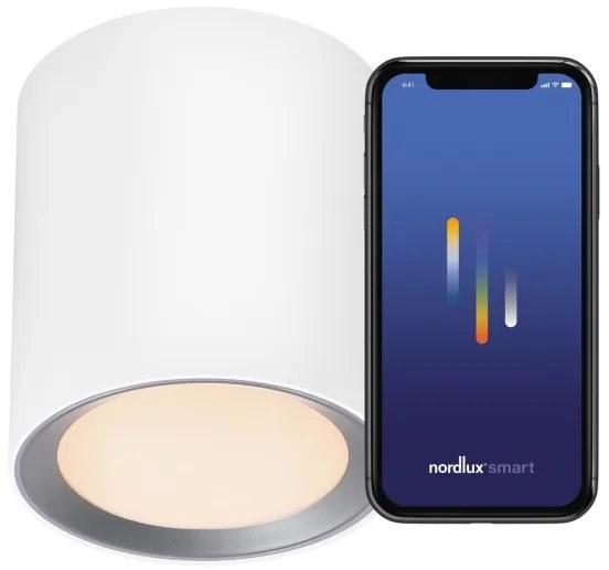 Spot LED dimabil pentru baie Nordlux LANDON SMART LED/8W/230V IP44 alb