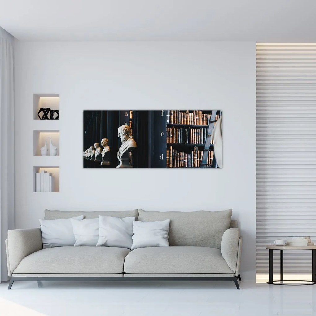 Tablou - La bibliotecă (120x50 cm)