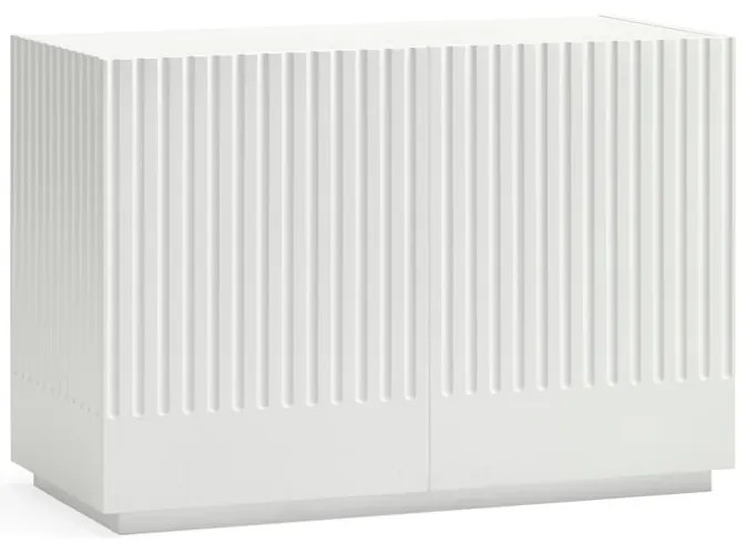 Comodă albă joasă 100x70 cm Doric – Teulat