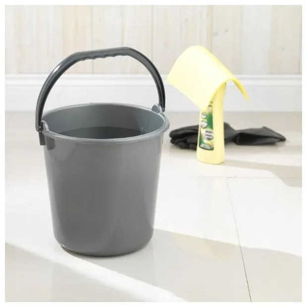 Găleată de plastic gri 9 l - Addis