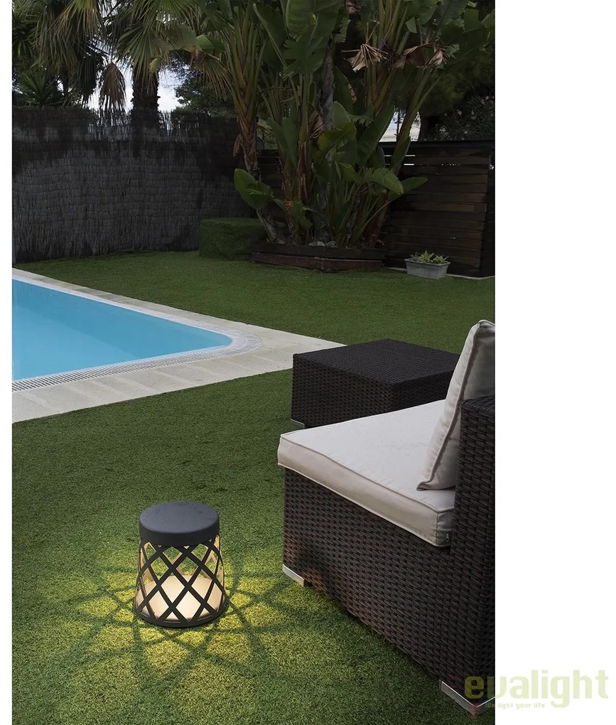Mini stalp LED de exterior design modern ambiental IP65 SHADOW 25cm