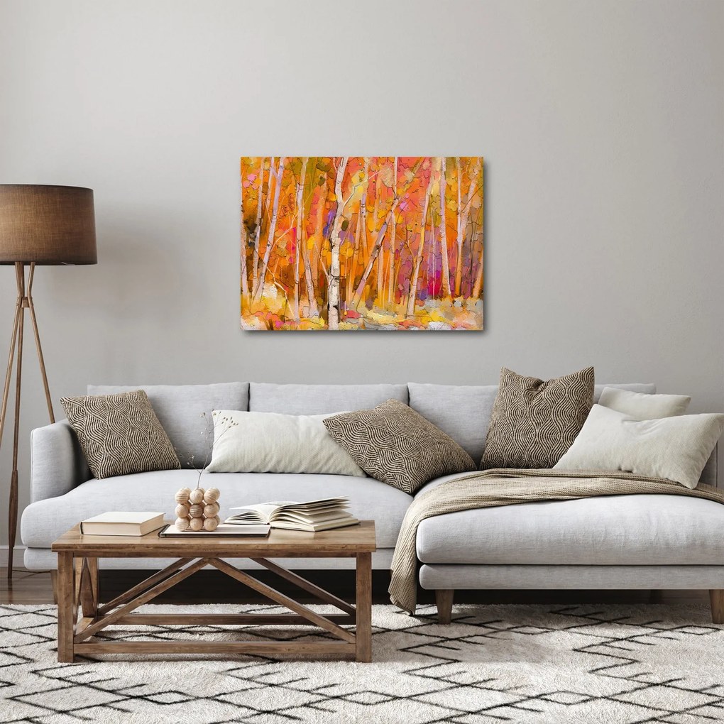 Tablou - Pădurea toamna (70x50 cm)