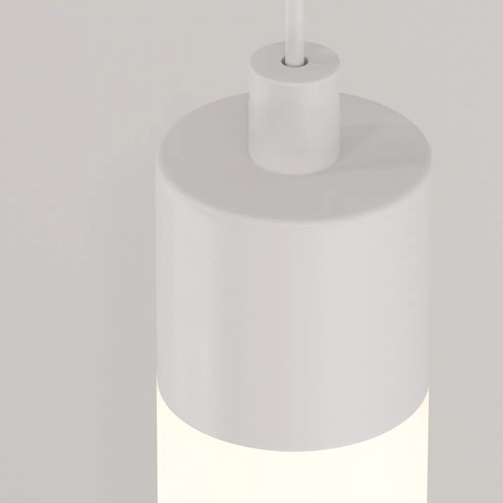 Pendul LED design tehnic Ray alb
