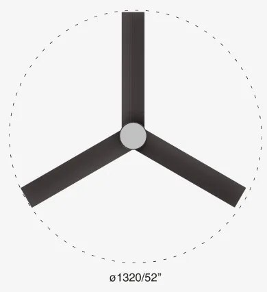 Ventilator LED dimabil FARO 34291-1TW CRUISER LED/20W/230V 2700/4000/6500K + telecomandă