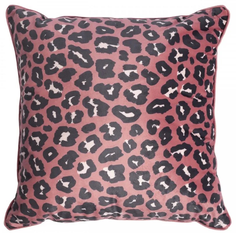Perna decorativa, Mistral, Velvet Jaguar Small Blush, 45 x 45 cm, poliester, multicolor