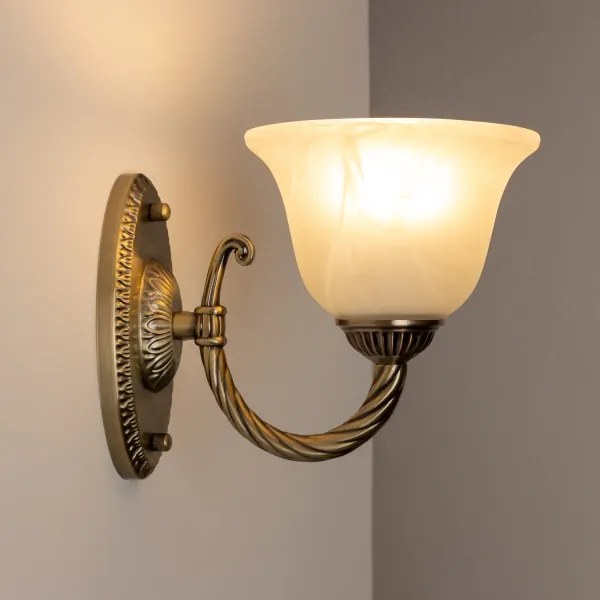 Lampă de perete Brilagi CLASSIC 1xE27/60W/230V alamă