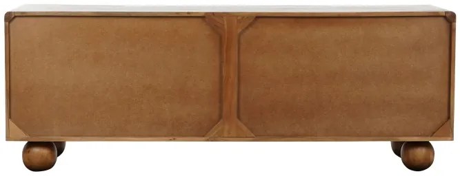 Bufet, natur, din lemn de acacia si rattan, Solea