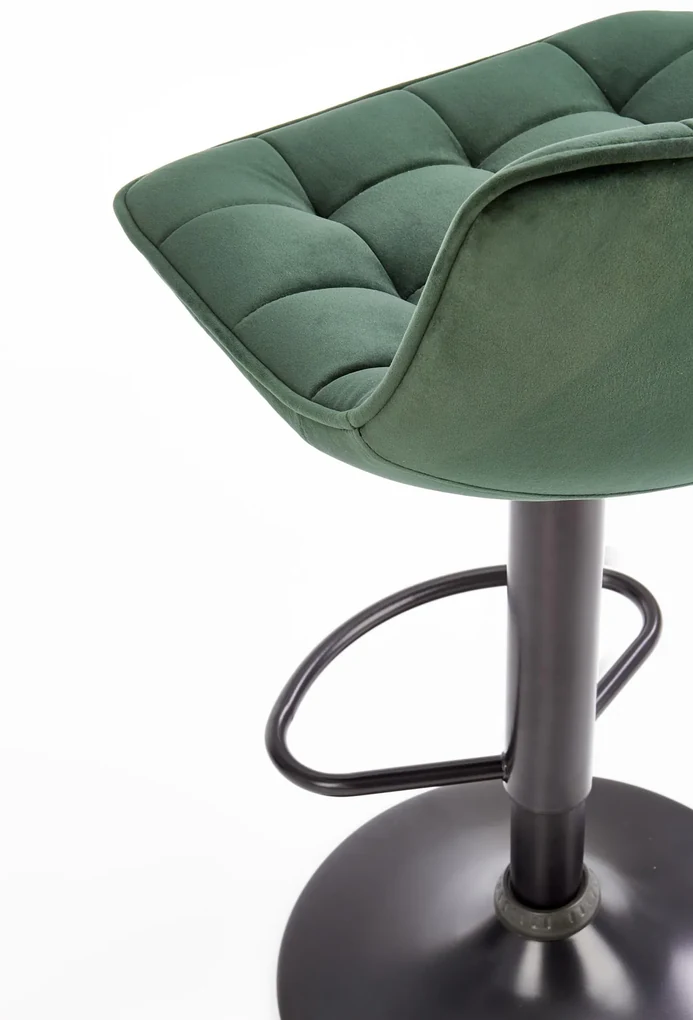 Scaun de bar tapitat H-95 - Verde