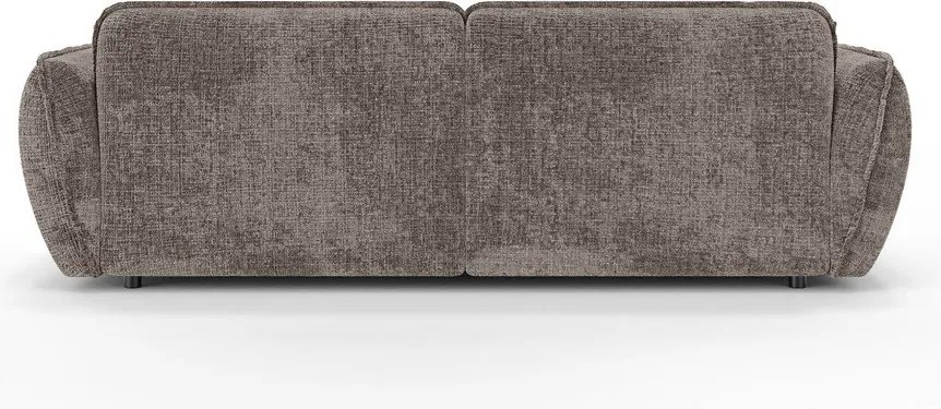 Colțar taupe cu tapițerie din chenille (cu colț pe partea stângă/cu șezlong) Nelia – Ropez