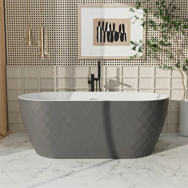 Cada baie freestanding Toscana Gri