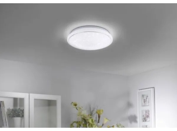 Plafonieră LED RGB dimabilă JUPI LED/28W/230V Leuchten Direkt 14743-16 + telecomandă