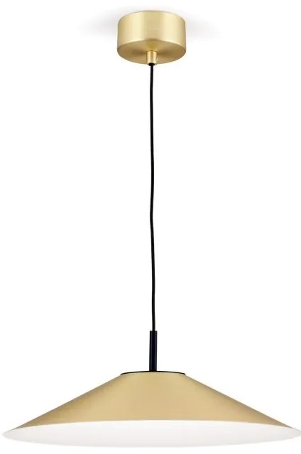Lustra LED diamabila, Pendul metalic GOURMET Brushed Brass