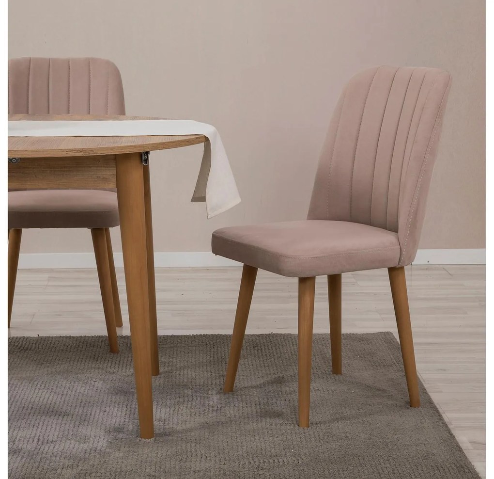 Set mobilier sufragerie Nidupo 4 (pin atlantic + piatră) (pentru 2 persoane). 1093761