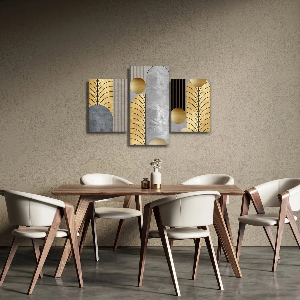Tablou - Decorațiuni de aur (90x60 cm)