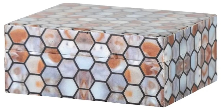 Cutie de depozitare din polirășină decorativă 13x10x5 cm Domino – Bloomingville