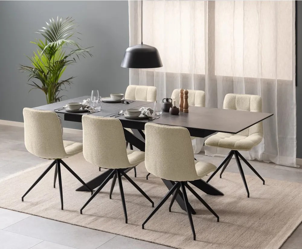 Masă de dining extensibilă din ceramică 90x210 cm Irwine – Actona