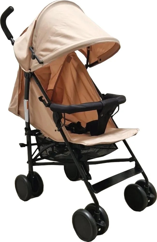 Carucior sport tip umbrela Baby Care™ PRO 818B, Spatar reglabil in 7 trepte, Pozitie somn, Amortizoare, Frana picior, Pliabil, Beige