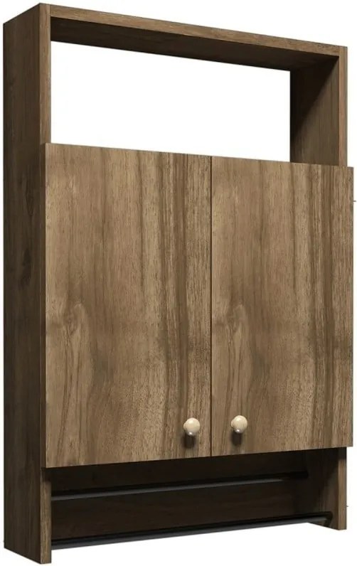 Dulap pentru baie în decor de lemn de nuc Muzzo Ela