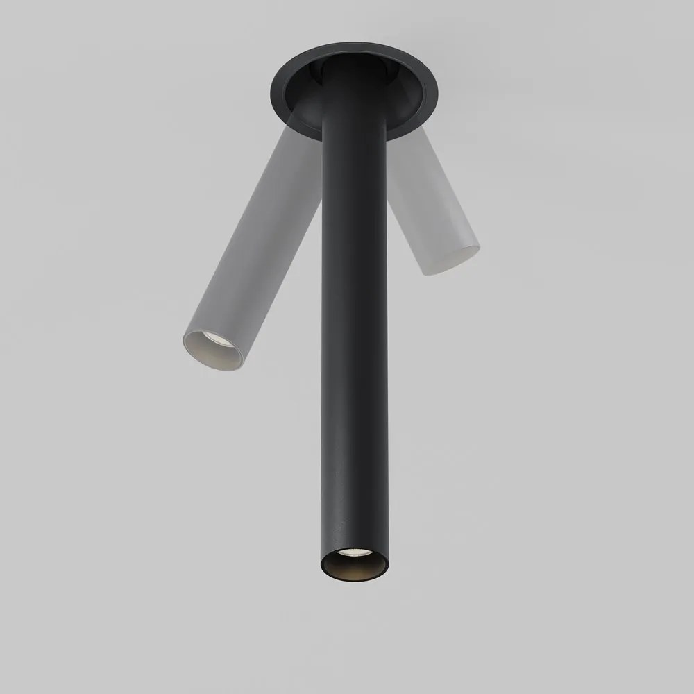 Spot LED incastrabil rotativ retractabil Focus T negru