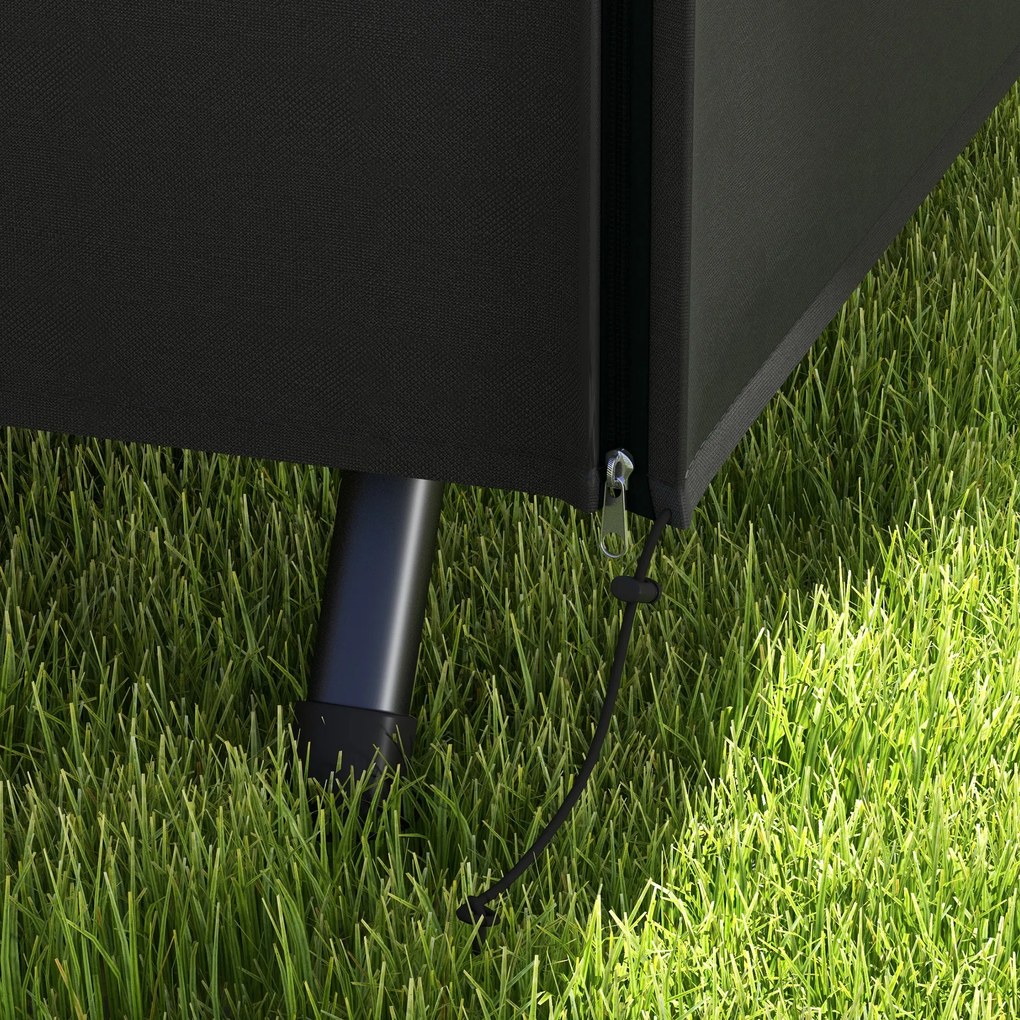Outsunny Husă de Protecție pentru Leagăn de Grădină 3 Locuri pânză impermeabilă dim. 2,05L x 1,24l x 1,64H m Oxford Densitate Înaltă de 600D | Aosom Romania