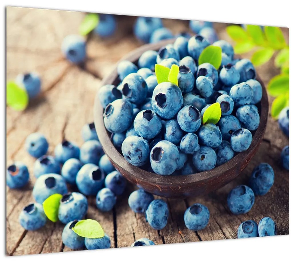 Tablou pe sticlă - Afine (70x50 cm)