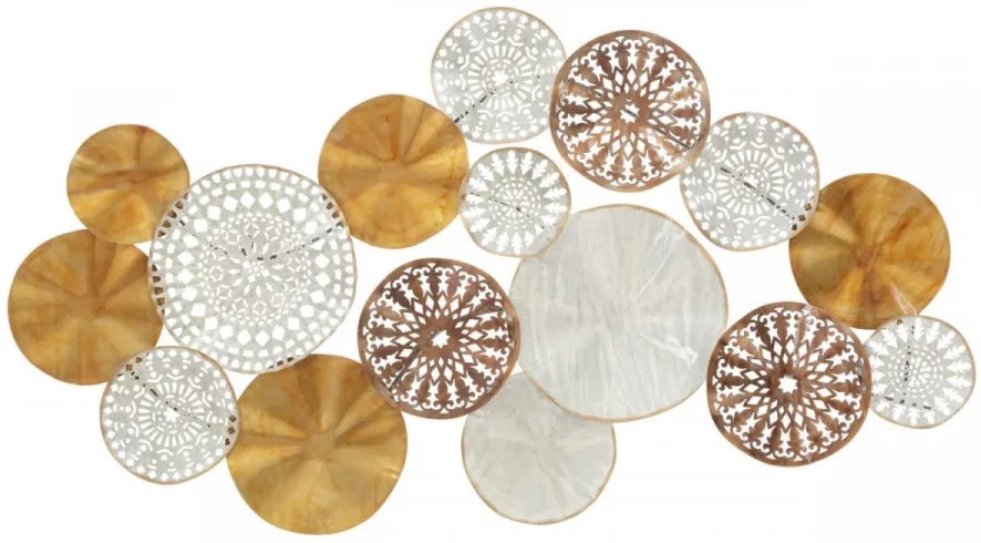 Panou decorativ multicolor din metal, 125x5,5x68,5 cm, Triby Mauro Ferretti