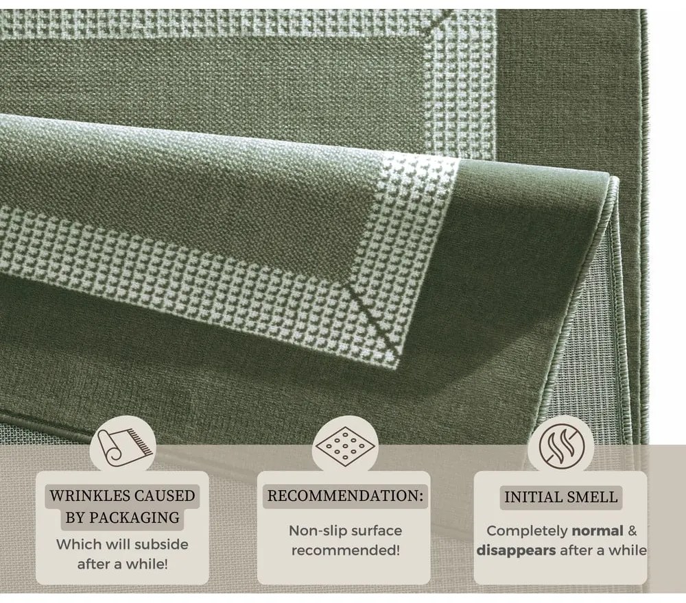 Covor tip traversă verde 250x80 cm Band - Hanse Home