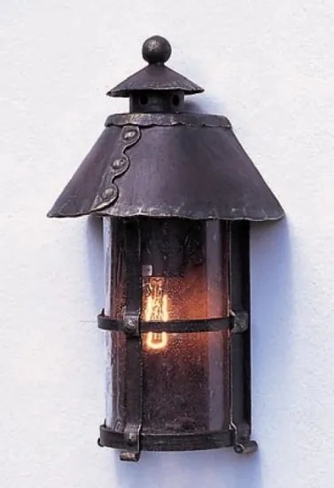 Aplica 1/2 iluminat exterior din fier forjat, design medieval WL 3396