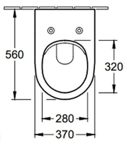 Vas Wc suspendat rimless Villeroy  Boch, Subway 2.0