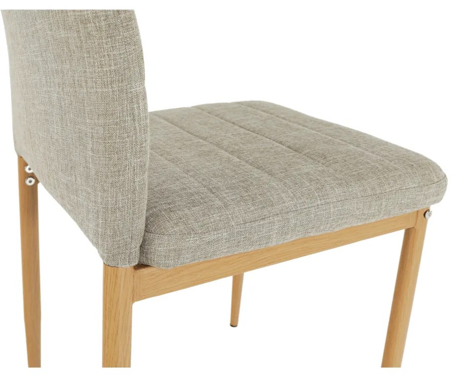 Scaun de sufragerie Collort nova (bej + fag). 744540