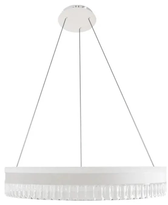 Lustră LED dimabilă pe cablu LED/80W/230V 3000-6500K alb + telecomandă