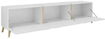 Masă TV Rostasi 3D (cashmir lucios + auriu). Promo -17%. 1122927