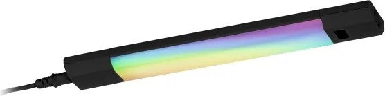 Osram - Lumină LED RGBW dimmabilă pentru montaj sub dulap, cu senzor LINEAR EDGE LED/4W/230V, negru + telecomandă