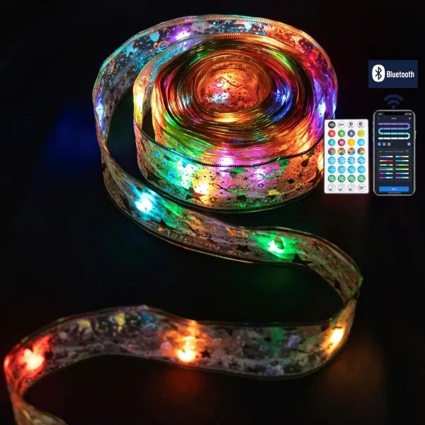 Aigostar - LED RGBICW Instalație luminoasă de Crăciun pentru exterior 100xLED/10W/230V 10m IP44 + telecomandă