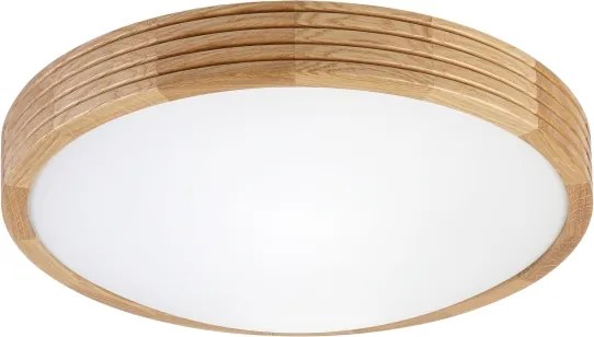 Brilagi - Lampă LED de tavan CARVALHO MODERN SLIM 2xE27/60W/230V Ø 37,5 cm stejar
